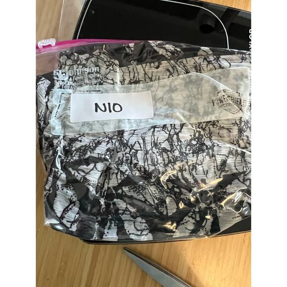 Eldior Sodeok Design Duster Kimono Women's OS Black White Floral Print Long Line - Picture 15 of 15